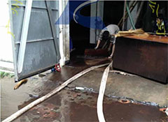 萬(wàn)年水泥廠(chǎng)水塔除鏽(xiu)除垢清洗(xǐ)